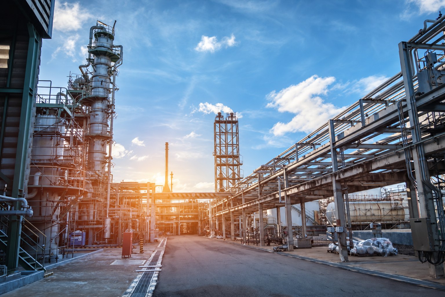 Instalação industrial atendida pela Jota Soldas